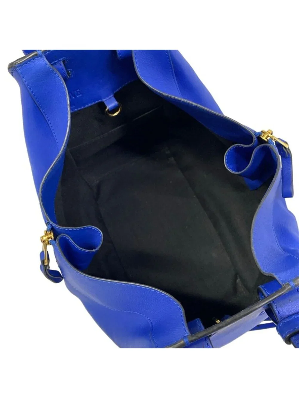 Loewe Tote Bag Hammock Small Navy Leather